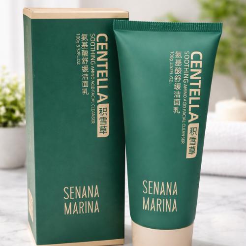 Senana Marina Centella Facial Cleanser | Soothing & Hydrating Face Wash | Gentle Cleanser for Sensitive Skin