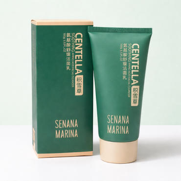 Senana Marina Centella Facial Cleanser | Soothing & Hydrating Face Wash | Gentle Cleanser for Sensitive Skin