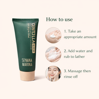Senana Marina Centella Facial Cleanser | Soothing & Hydrating Face Wash | Gentle Cleanser for Sensitive Skin