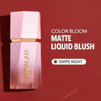 Sheglam Color Bloom Liquid Blush Swipe Right - Coral Peach & Dewy Finish