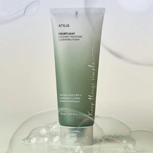 Anua Heartleaf Succinic Moisture Cleansing Foam