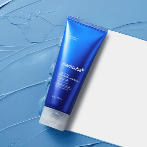 medicube Zero Pore Blackhead Mud Facial Mask - Skin Cooling & Pore Tightening - 3 Minute Quick Dry Formula with AHA, BHA, PHA, and Pore-Purifying Clay - Korean Mud Mask 3.52 oz