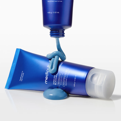 medicube Zero Pore Blackhead Mud Facial Mask - Skin Cooling & Pore Tightening - 3 Minute Quick Dry Formula with AHA, BHA, PHA, and Pore-Purifying Clay - Korean Mud Mask 3.52 oz