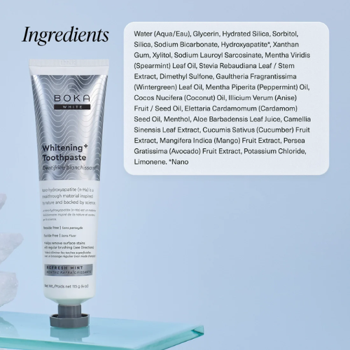Boka Refresh Mint Whitening Toothpaste