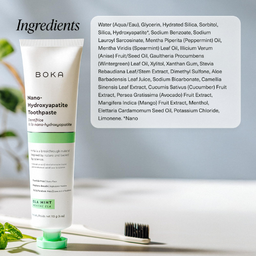 Boka Nano-Hydroxyapatite Ela Mint n-Ha Toothpaste