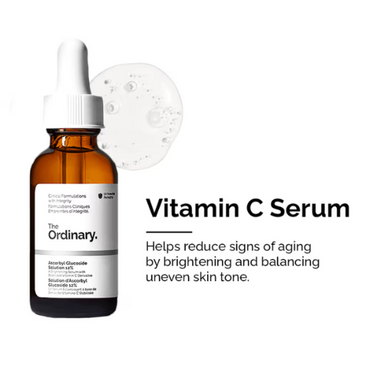 The Ordinary Ascorbyl Glucoside Solution 12% 30ml | Vitamin C Serum for Sensitive Skin India