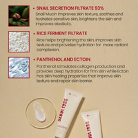 K-SECRET SEOUL 1988 Cream: Snail Mucin 97% + Rice, 100ml