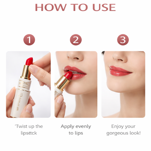 MEIDILANKA Creamy Matte Lipstick | Long-Lasting Smooth Finish | Rich Pigment & Comfortable Wear