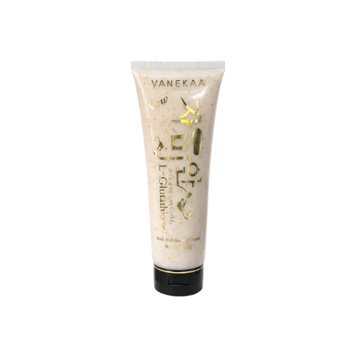 VANEKAA Glutathione Gold Body Exfoliating Cream | Whitening & Brightening Body Scrub | Smooth Radiant Skin