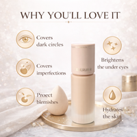 XUERUIER Four Seasons Refreshing Liquid Foundation | Lightweight Long-Lasting Coverage | Natural Brightening Finish