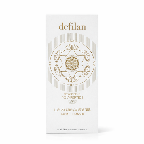 Defilan Red Ginseng Polypeptide Facial Cleanser | Gentle Deep Cleansing Face Wash | Brightening & Anti-Aging Skincare