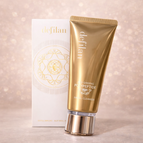 Defilan Red Ginseng Polypeptide Facial Cleanser | Gentle Deep Cleansing Face Wash | Brightening & Anti-Aging Skincare