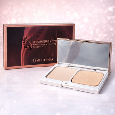 MEDILANKA Flawless Honey Setting Powder | Lightweight Matte Finish | Long-Lasting Oil Control Face Powder